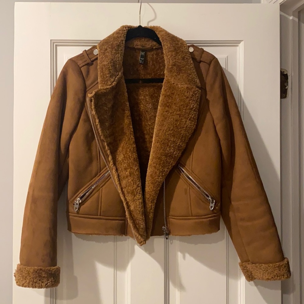 Zara Suede Fur Jacket